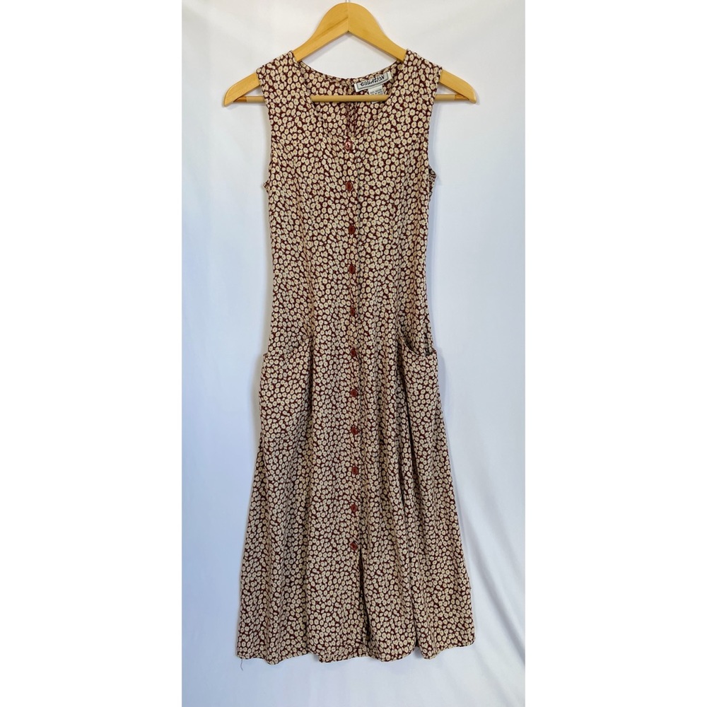 90’s Ditsy Floral Maxi Dress